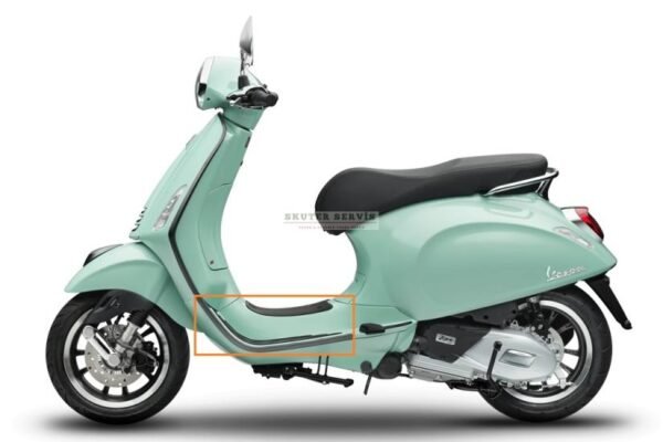 Parça: Pri̇mavera 150 E5 Ön Panel Sol Alt Çita Mat Gri̇