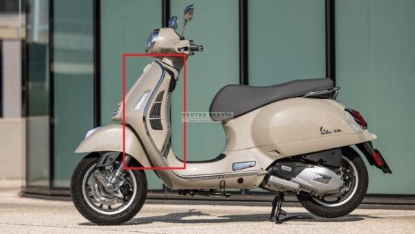 Parça: Gts 300 Hpe Rst  Ön Panel Çita Sol Üst Krom