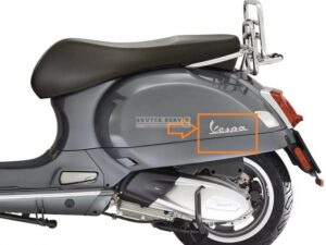 Parça: Gts 300 Hpe Rst  Vespa Yazi Arka Panel